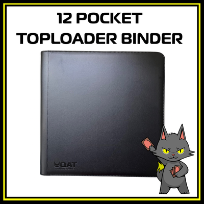 12 Pocket Toploader Binder