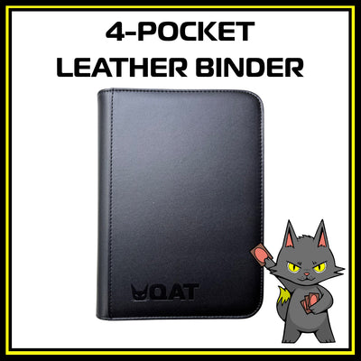 4 Pocket Leather Binder