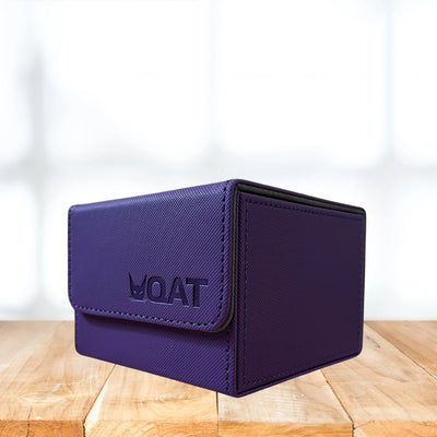 [QAT] Deck Box XL.  Holds 1x Mini Snap + 99 TRIPLE sleeved cards + Tokens.  Leather material and magnetic cover.