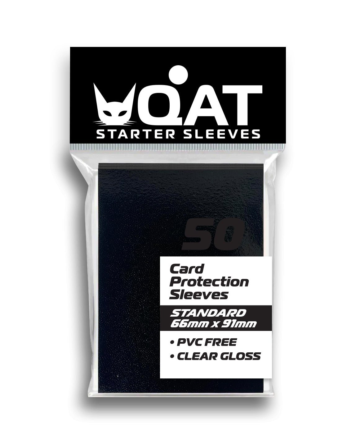 Starter Series Standard Size Glossy Card Protection Sleeves (66x91mm)