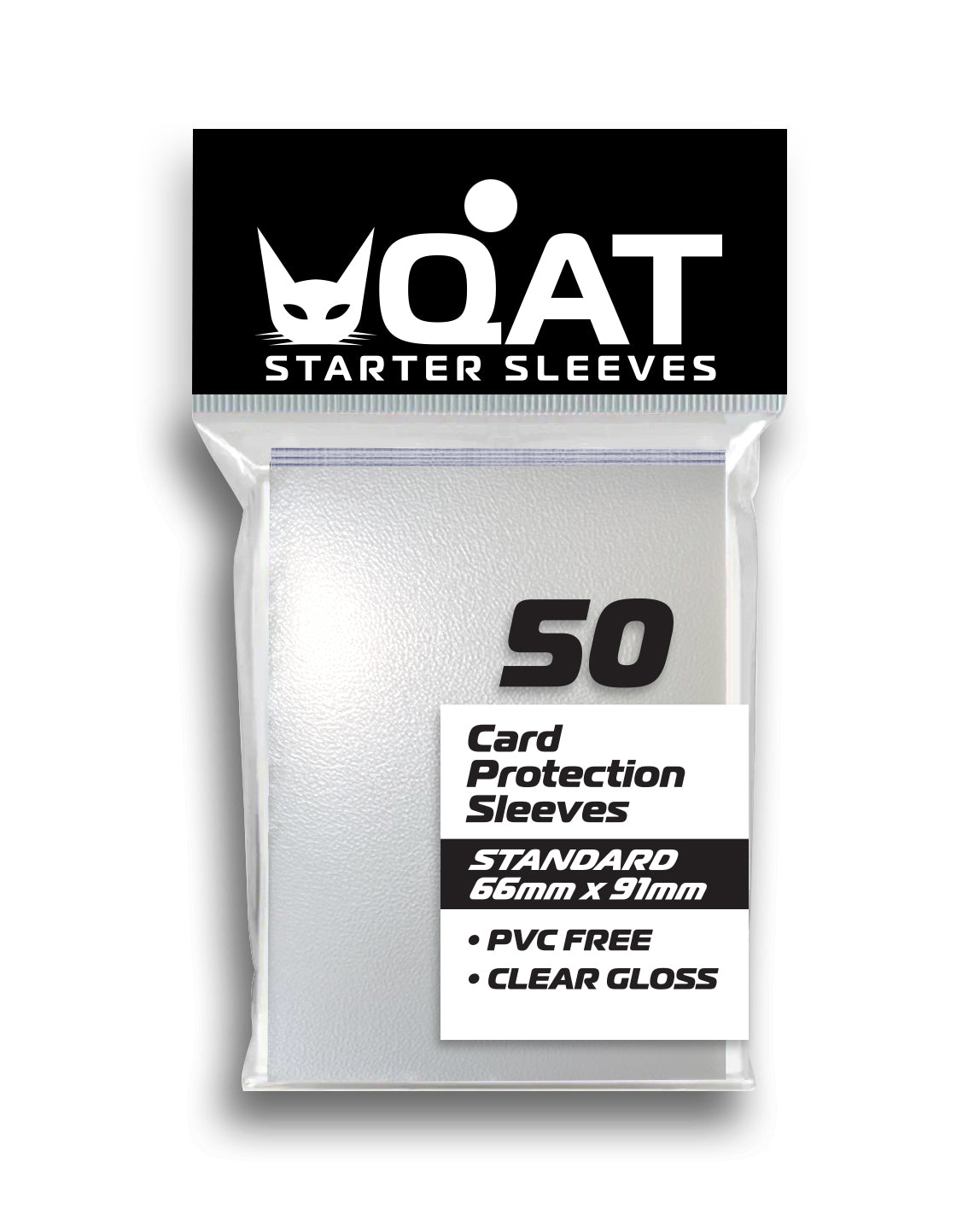 Starter Series Standard Size Glossy Card Protection Sleeves (66x91mm)